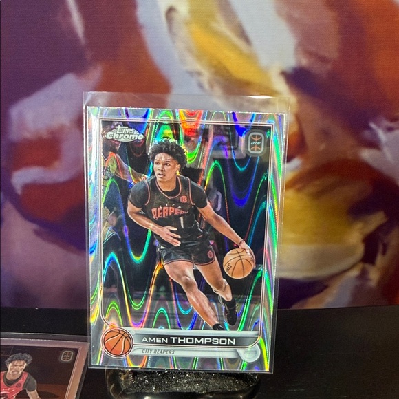 Amen Thompson - Topps Chrome OTE 2022/23 - Lot of (7) Gem Mint 10 - Picture 2 of 12
